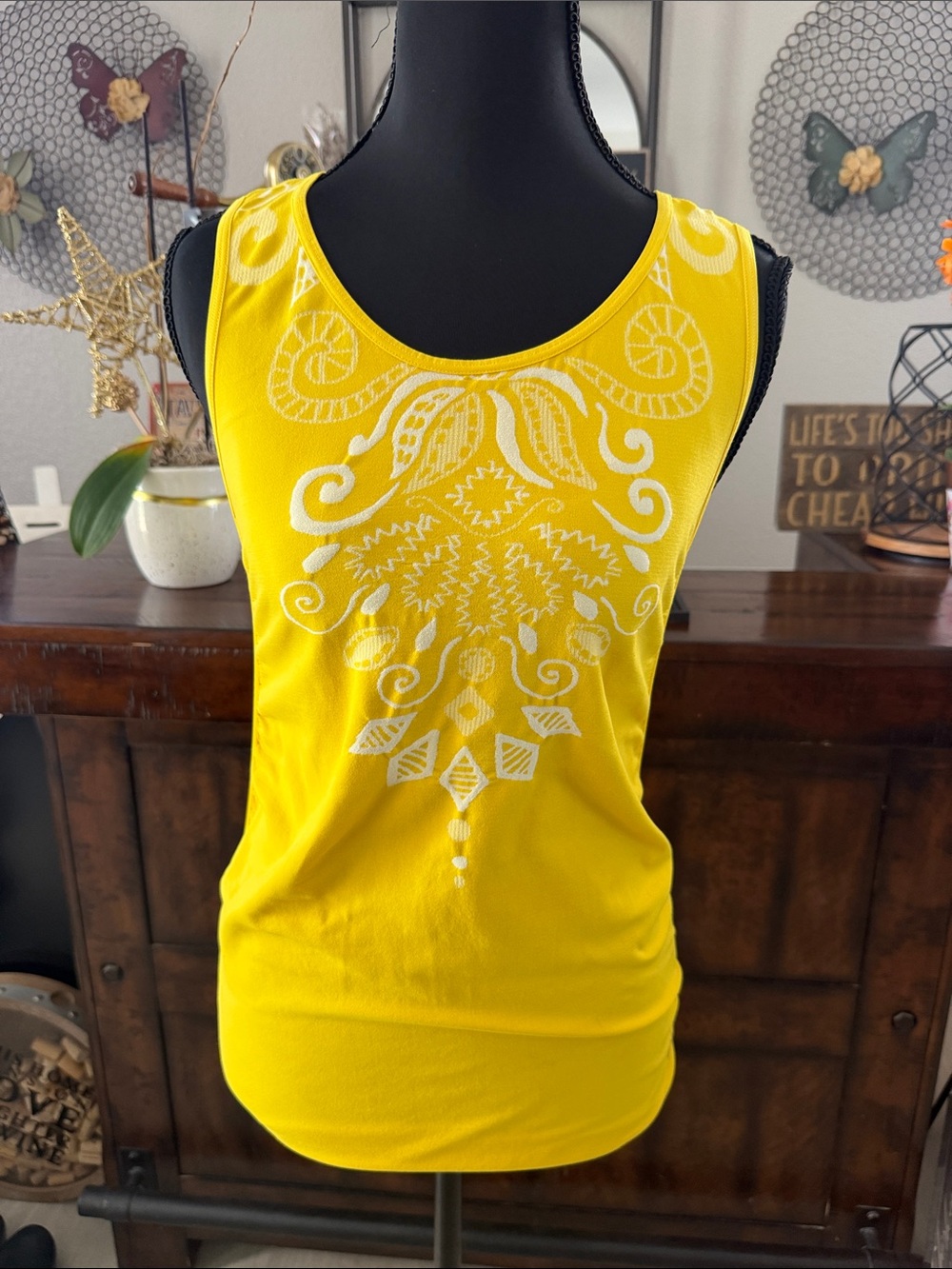 Athleta Seamless Stride Graphic Tank Top